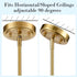 Schoolhouse Glass Pendant Light Fixture for Kitchen Island